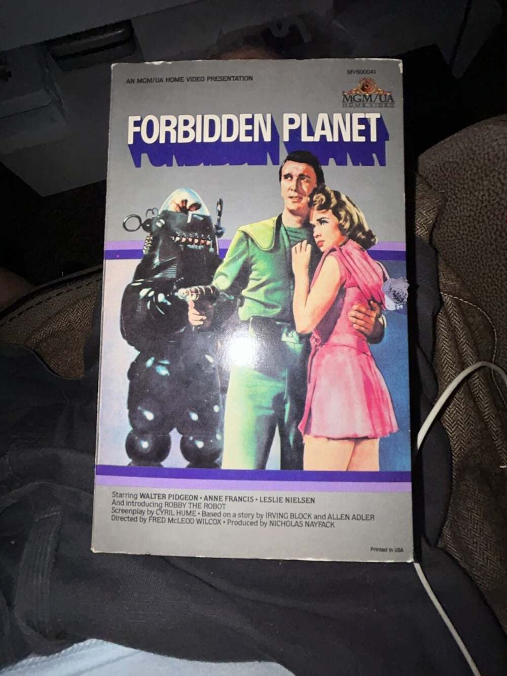 Forbidden Planet VHS Movie MGM/UA Home Video Big Box 1983 Release